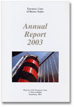 Couverture Rapport annuel 2003
