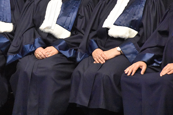 Judges in robes