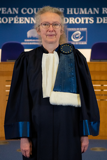 Portrait of Anne Louise Bormann, judge elected  in respect of Denmark