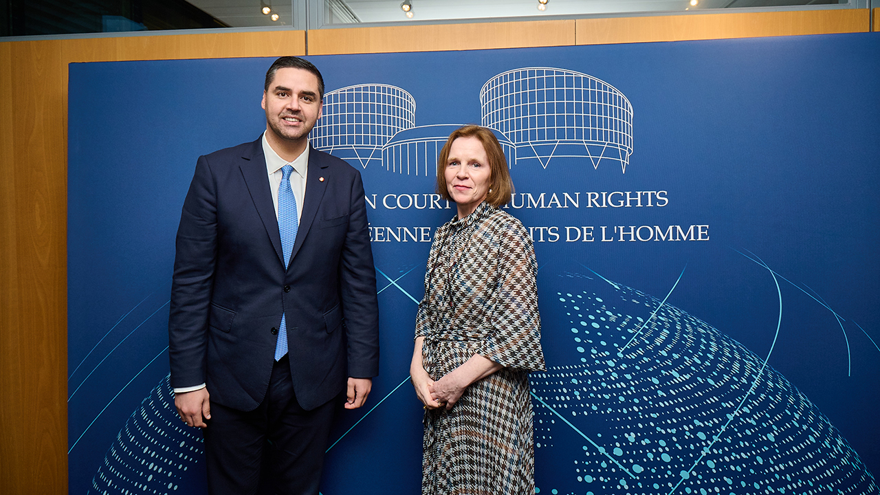 Visit by Ian Borg, Minister for Foreign and European Affairs and Trade of Malta, to the ECHR