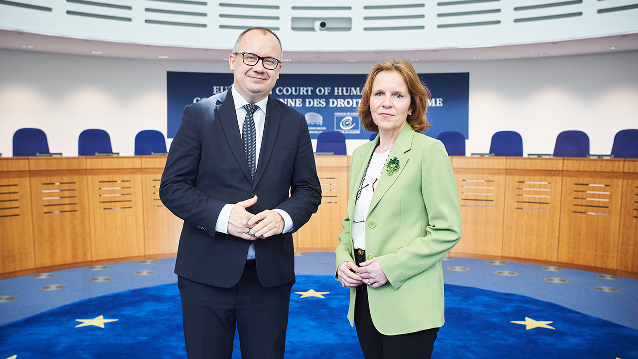 Official visit by Adam Bodnar, Minister of Justice of Poland, to the ECHR