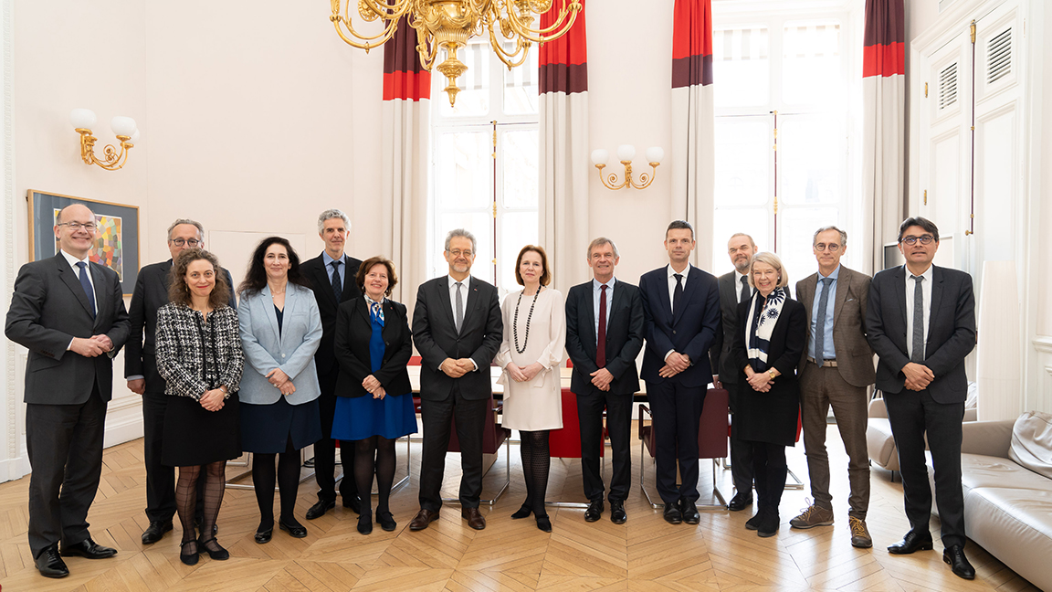 Visite officielle de la délégation de la CEDH au Conseil d’État français